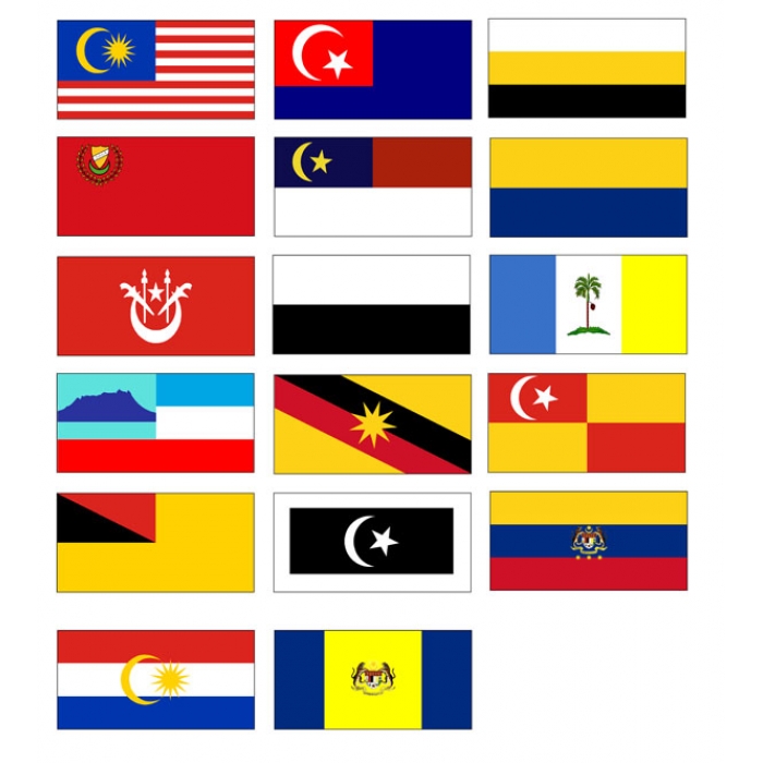Malaysia states flag